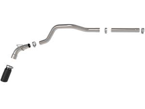 aFe Power - 49-42065-B | AFE Power Large Bore-HD 3 IN 409 Stainless Steel DPF-Back Exhaust System w/Black Tip (2014-2019 Ram 1500 Pickup V6-3.0L td) - Image 2