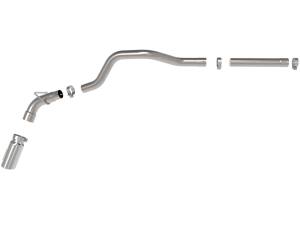 aFe Power - 49-42065-P | AFE Power Large Bore-HD 3 IN 409 Stainless Steel DPF-Back Exhaust System w/Polished Tip (2014-2019 Ram 1500 Pickup V6-3.0L td) - Image 2