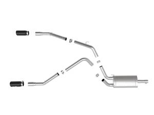 aFe Power - 49-42074-B | AFE Power Apollo GT Series 3 IN 409 Stainless Steel Cat-Back Exhaust System w/ Black Tip (2009-2024 Ram 1500 Pickup V8-5.7L) - Image 2