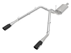 49-42074-B | AFE Power Apollo GT Series 3 IN 409 Stainless Steel Cat-Back Exhaust System w/ Black Tip (2009-2024 Ram 1500 Pickup V8-5.7L)