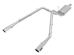 49-42074-P | AFE Power Apollo GT Series 3 IN 409 Stainless Steel Cat-Back Exhaust System w/ Polish Tip (2009-2024 Ram 1500 Pickup V8-5.7L)