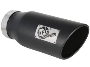 aFe Power - 49-42075-B | AFE Power Large Bore-HD 5 IN 409 Stainless Steel DPF-Back Exhaust System w/Black Tip (2019-2024 Ram 2500, 3500 Pickup L6-6.7L td) - Image 3