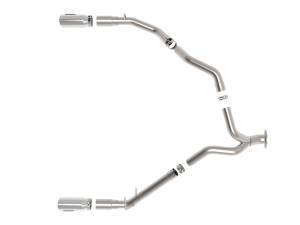 aFe Power - 49-42080-P | AFE Power Large Bore-HD 3 IN 409 Stainless Steel DPF-Back Exhaust System w/Polished Tip (2020-2021 1500 V6-3.0L td) - Image 2