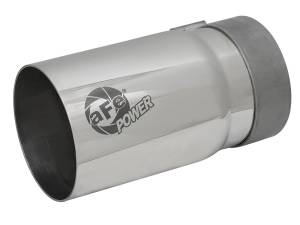 aFe Power - 49-42082-P | AFE Power Rebel Series 3-1/2 IN Stainless Steel Cat-Back Exhaust System w/Polish Tip (2019-2021 Trucks V8-6.4L) - Image 3