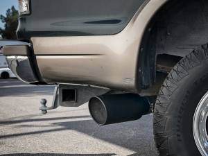 aFe Power - 49-43008-B | AFE Power Large Bore-HD 4 IN 409 Stainless Steel Turbo-Back Exhaust System w/ Black Tip (2000-2003 Excursion V8-7.3L td) - Image 6