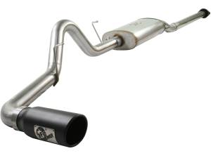 aFe Power - 49-43015-B | AFE Power MACH Force-Xp 3 IN 409 Stainless Steel Cat-Back Exhaust System w/Black Tip (2009-2010 F150 Pickup V8-4.6/5.4L) - Image 1