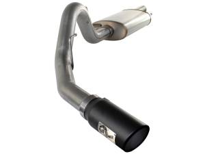 49-43037-B | AFE Power MACH Force-Xp 3-1/2 IN 409 Stainless Steel Cat-Back Exhaust System w/Black Tip (2010-2014 F150 Pickup V8-6.2L)