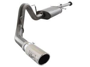 aFe Power - 49-43038-P | AFE Power MACH Force-Xp 3 IN to 3-1/2 IN 409 Stainless Steel Cat-Back Exhaust w/Polish Tip (2011-2014 F150 Pickup V6-3.5L tt) - Image 1