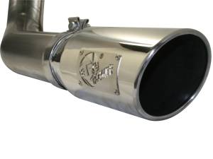 aFe Power - 49-43041-P | AFE Power MACH Force-Xp 4 IN 409 Stainless Steel Cat-Back Exhaust System w/Polished Tip (2011-2014 F150 Pickup V6-3.5L tt) - Image 2