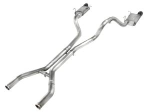 aFe Power - 49-43049-B | AFE Power MACH Force-Xp 3 IN 409 Stainless Steel Cat-Back Exhaust System w/Black Tip (2011-2014 Mustang V8-5.0L) - Image 3