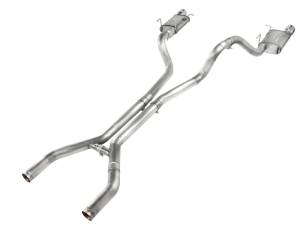 aFe Power - 49-43049-P | AFE Power MACH Force-Xp 3 IN 409 Stainless Steel Cat-Back Exhaust System w/Polished Tip (2011-2014 Mustang V8-5.0L) - Image 3