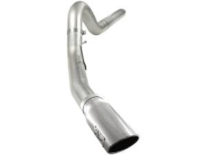 aFe Power - 49-43054-P | AFE Power Large Bore-HD 5 IN 409 Stainless Steel DPF-Back Exhaust System w/Polished Tip (2008-2010 F250, F350 Super Duty V8-6.4L td) - Image 2