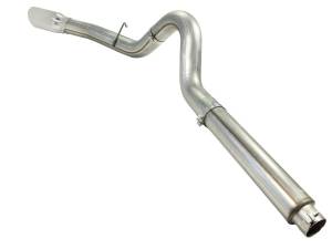 aFe Power - 49-43054-P | AFE Power Large Bore-HD 5 IN 409 Stainless Steel DPF-Back Exhaust System w/Polished Tip (2008-2010 F250, F350 Super Duty V8-6.4L td) - Image 3