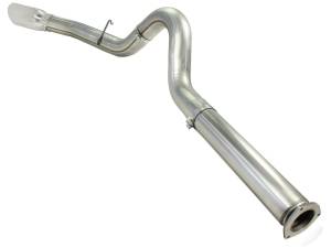 aFe Power - 49-43055-P | AFE Power Large Bore-HD 5 IN 409 Stainless Steel DPF-Back Exhaust System w/Polished Tip (2011-2014 F250, F350 Super Duty V8-6.7L td) - Image 3