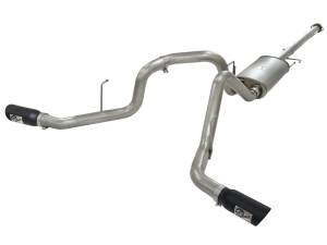 aFe Power - 49-43056-B | AFE Power MACH Force-Xp 3 IN 409 Stainless Steel Cat-Back Exhaust System w/Black Tip (2011-2014 F150 Pickup V6-3.5L tt) - Image 2