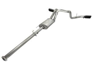 aFe Power - 49-43056-B | AFE Power MACH Force-Xp 3 IN 409 Stainless Steel Cat-Back Exhaust System w/Black Tip (2011-2014 F150 Pickup V6-3.5L tt) - Image 3