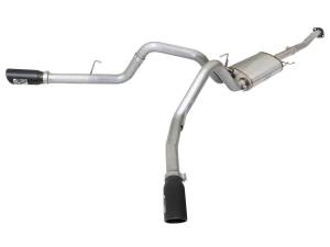 aFe Power - 49-43070-B | AFE Power MACH Force-Xp 3 IN 409 Stainless Steel Cat-Back Exhaust System w/Black Tip (2015-2020 F150 Pickup V6-2.7L/3.5L tt) - Image 1