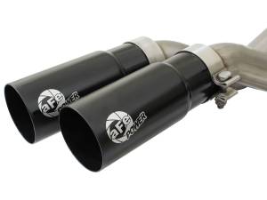 aFe Power - 49-43071-B | AFE Power Rebel Series 3 IN to 2-1/2 IN 409 Stainless Steel Cat-Back Exhaust w/Black Tip (2010-2014 F150 Pickup V8-6.2L) - Image 3