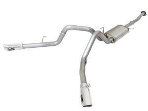 aFe Power - 49-43074-P | AFE Power MACH Force-Xp 3 IN 409 Stainless Steel Cat-Back Exhaust System w/Polished Tip (2015-2020 F150 Pickup V8-5.0L) - Image 1