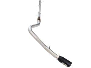 aFe Power - 49-43076-B | AFE Power MACH Force-Xp 3 IN to 3-1/2 IN 409 Stainless Steel Cat-Back Exhaust w/ Black Tip (1999-2004 F250, F350 Super Duty V10-6.8L/V8-5.4L) - Image 4