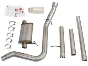 aFe Power - 49-43076-P | AFE Power MACH Force-Xp 3 IN to 3-1/2 IN 409 Stainless Steel Cat-Back Exhaust w/Polish Tip (1999-2004 F250, F350 Super Duty V10-6.8L/V8-5.4L) - Image 2