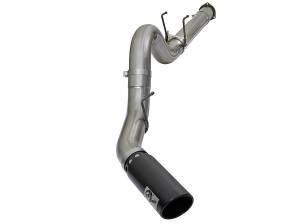 aFe Power - 49-43090-B | AFE Power Large Bore-HD 5 IN 409 Stainless Steel DPF-Back Exhaust System w/Black Tip (2017-2024 F250, F350 Super Duty V8-6.7L td) - Image 3