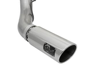 aFe Power - 49-43090-P | AFE Power Large Bore-HD 5 IN 409 Stainless Steel DPF-Back Exhaust System w/Polished Tip (2017-2024 F250, F350 Super Duty V8-6.7L td) - Image 6