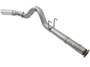 aFe Power - 49-43090-P | AFE Power Large Bore-HD 5 IN 409 Stainless Steel DPF-Back Exhaust System w/Polished Tip (2017-2024 F250, F350 Super Duty V8-6.7L td) - Image 4