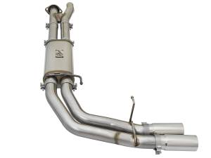 aFe Power - 49-43091-P | AFE Power Rebel Series 3 IN 409 Stainless Steel Cat-Back Exhaust System w/Polished Tip (2017-2020 F150 Pickup V6-3.5L tt) - Image 3