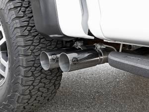 aFe Power - 49-43091-P | AFE Power Rebel Series 3 IN 409 Stainless Steel Cat-Back Exhaust System w/Polished Tip (2017-2020 F150 Pickup V6-3.5L tt) - Image 8