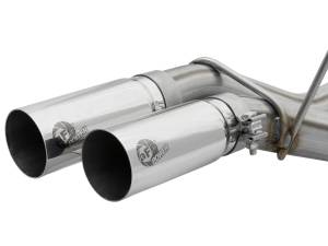 aFe Power - 49-43091-P | AFE Power Rebel Series 3 IN 409 Stainless Steel Cat-Back Exhaust System w/Polished Tip (2017-2020 F150 Pickup V6-3.5L tt) - Image 6