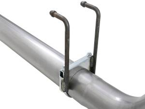 aFe Power - 49-43102-B | AFE Power Rebel XD Series 4 IN 409 Stainless Steel DPF-Back Exhaust w/Dual Black Tips (2017-2024 F250, F350 Super Duty V8-6.7L td) - Image 4