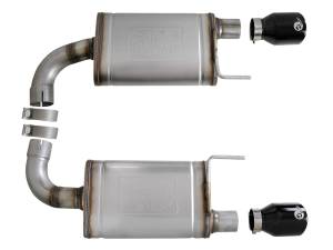 aFe Power - 49-43105-B | AFE Power Mach Force Xp Stainless Steel Axle Back Exhaust System w/ Black Tips (2015-2017 Mustang V8-5.0L) - Image 2