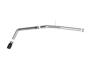 aFe Power - 49-43114-B | AFE Power Apollo GT Series 3 IN 409 Stainless Steel Axle-Back Exhaust System w/ Black Tip (2019-2023 Ranger L4-2.3L t) - Image 2