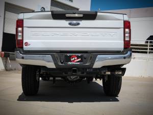 aFe Power - 49-43116-B | AFE Power Apollo GT Series 3-1/2 IN Stainless Steel Axle-Back Exhaust System w/ Black Tip (2017-2024 F250, F350 Super Duty V8-6.2/7.3L) - Image 4