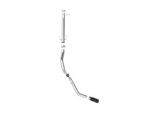 aFe Power - 49-43116NM-B | AFE Power Apollo GT Series 3-1/2 IN Stainless Steel Axle-Back Exhaust System w/ Black Tip (2017-2024 F250, F350 Super Duty V8-6.2/7.3L) - Image 2