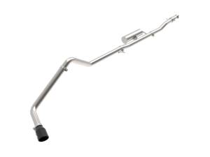 49-43118-B | AFE Power Apollo GT Series 3 IN 409 Stainless Steel Cat-Back Exhaust System w/ Black Tip (2019-2023 Ranger L4-2.3L t)