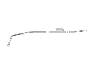 aFe Power - 49-43118-P | AFE Power Apollo GT Series 3 IN 409 Stainless Steel Cat-Back Exhaust System w/ Polish Tip (2019-2023 Ranger L4-2.3L t) - Image 2