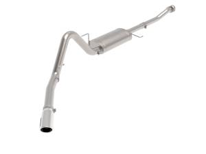 49-43125-P | AFE Power Apollo GT Series 3 IN to 3-1/2 IN 409 SS Cat-Back Exhaust System w/ Polish Tip (2021-2024 F150 Pickup V6-2.7L/3.5L tt/V8-5.0L)