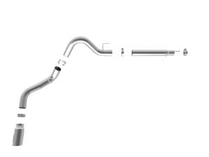 aFe Power - 49-43143-P | AFE Power Large Bore-HD 4 IN 409 Stainless Steel DPF-Back Exhaust System w/ Polished Tip (2021-2021 F150 Pickup V6-3.0L td ) - Image 2