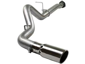 49-44004 | AFE Power Large Bore-HD 4 IN 409 Stainless Steel DPF-Back Exhaust System (2007-2010 Silverado, Sierra 1500 V8-6.6L td)