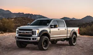 Rough Country - A-F21112-B3 | Rough Country Defender Fender Flares For Ford F-250 / F-350 Super Duty (2017-2022) | Atlas Blue - Image 9