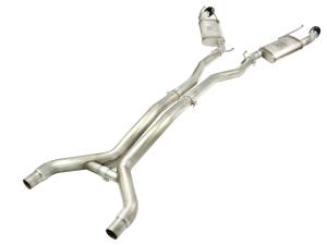 aFe Power - 49-44039-B | AFE Power MACH Force-Xp 3 IN 409 Stainless Steel Cat-Back Exhaust System w/Black Tip (2010-2013 Camaro SS V8-6.2L) - Image 3