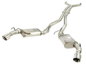 aFe Power - 49-44039-P | AFE Power MACH Force-Xp 3 IN 409 Stainless Steel Cat-Back Exhaust System w/Polished Tip (2010-2013 Camaro SS V8-6.2L) - Image 1