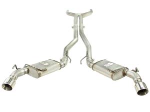 aFe Power - 49-44039-P | AFE Power MACH Force-Xp 3 IN 409 Stainless Steel Cat-Back Exhaust System w/Polished Tip (2010-2013 Camaro SS V8-6.2L) - Image 2