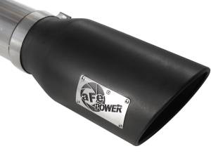 aFe Power - 49-44040-B | AFE Power Large Bore-HD 5 IN 409 Stainless Steel DPF-Back Exhaust System w/Black Tip (2007-2010 Silverado, Sierra 2500 HD, 3500 HD V8-6.6L td) - Image 4