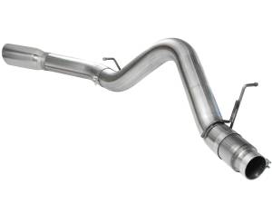 aFe Power - 49-44041-P | AFE Power Large Bore-HD 5 IN 409 Stainless Steel DPF-Back Exhaust System w/Polished Tip (2011-2016 Silverado, Sierra 2500 HD, 3500 HD V8-6.6L td) - Image 3