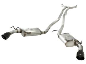 aFe Power - 49-44042-B | AFE Power MACH Force-Xp 2-1/2 IN 409 Stainless Steel Cat-Back Exhaust System w/Black Tip (2010-2013 Camaro V6-3.6L) - Image 1