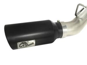 aFe Power - 49-44043-B | AFE Power Large Bore-HD 4 IN 409 Stainless Steel DPF-Back Exhaust System w/Black Tip (2011-2016 Silverado, Sierra 2500 HD, 3500 HD V8-6.6L td) - Image 4