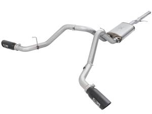 aFe Power - 49-44057-B | AFE Power MACH Force-Xp 3 IN 409 Stainless Steel Cat-Back Exhaust System w/Black Tip (2009-2019 Silverado, Sierra 1500 V6-4.3/V8-4.8/5.3L) - Image 2